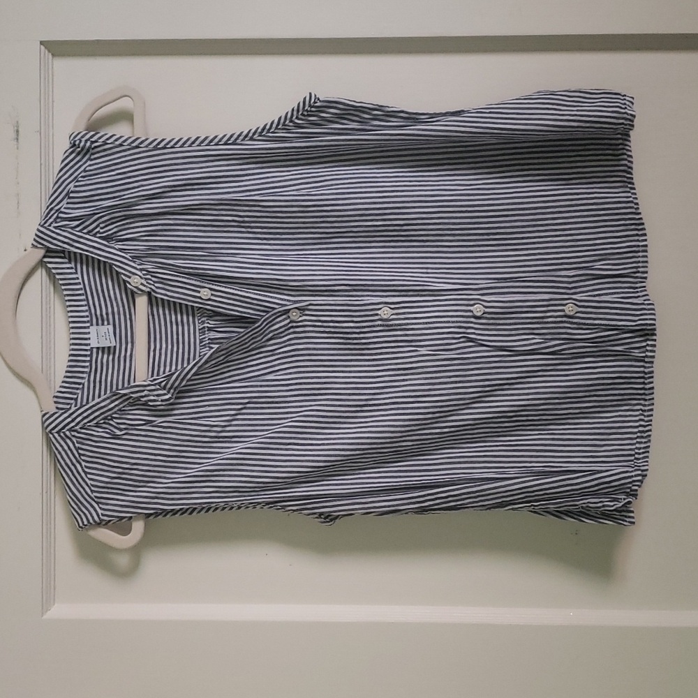 Striped Cotton Shell Tank